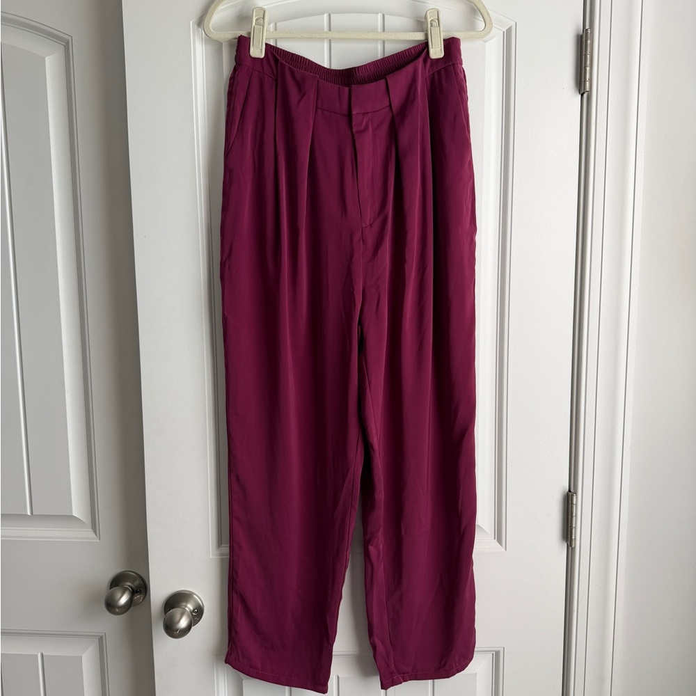 Vici Women's Rich Burgundy Trousers